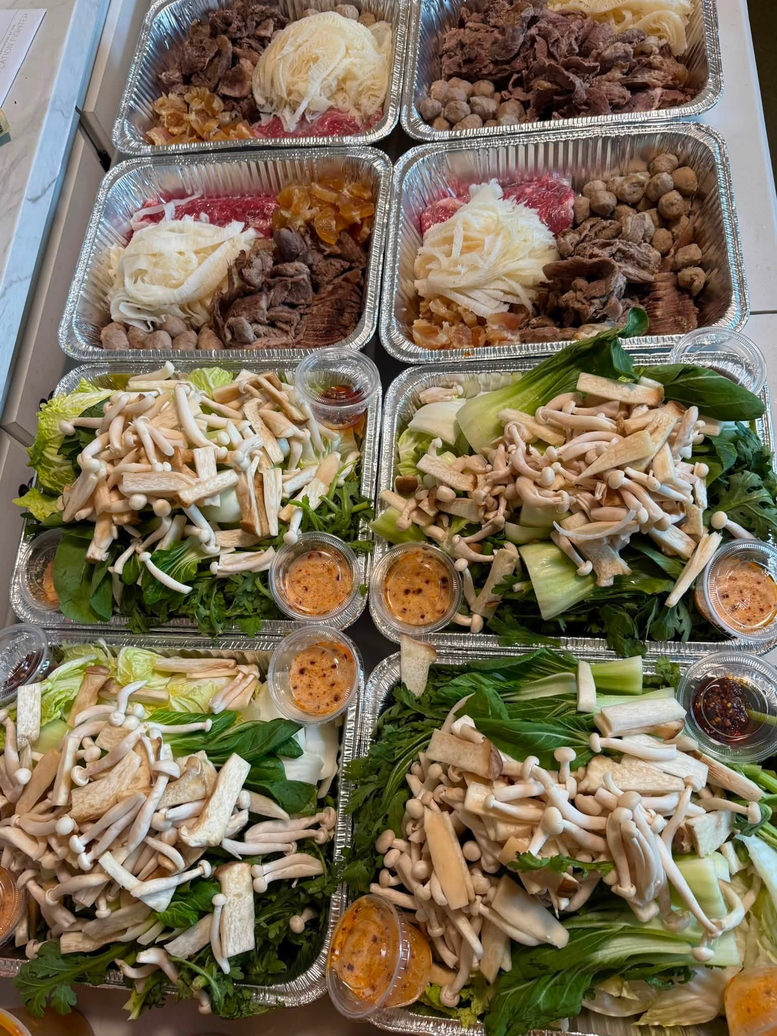 Special Combination Beef Hotpot (Serves 6–7 people)