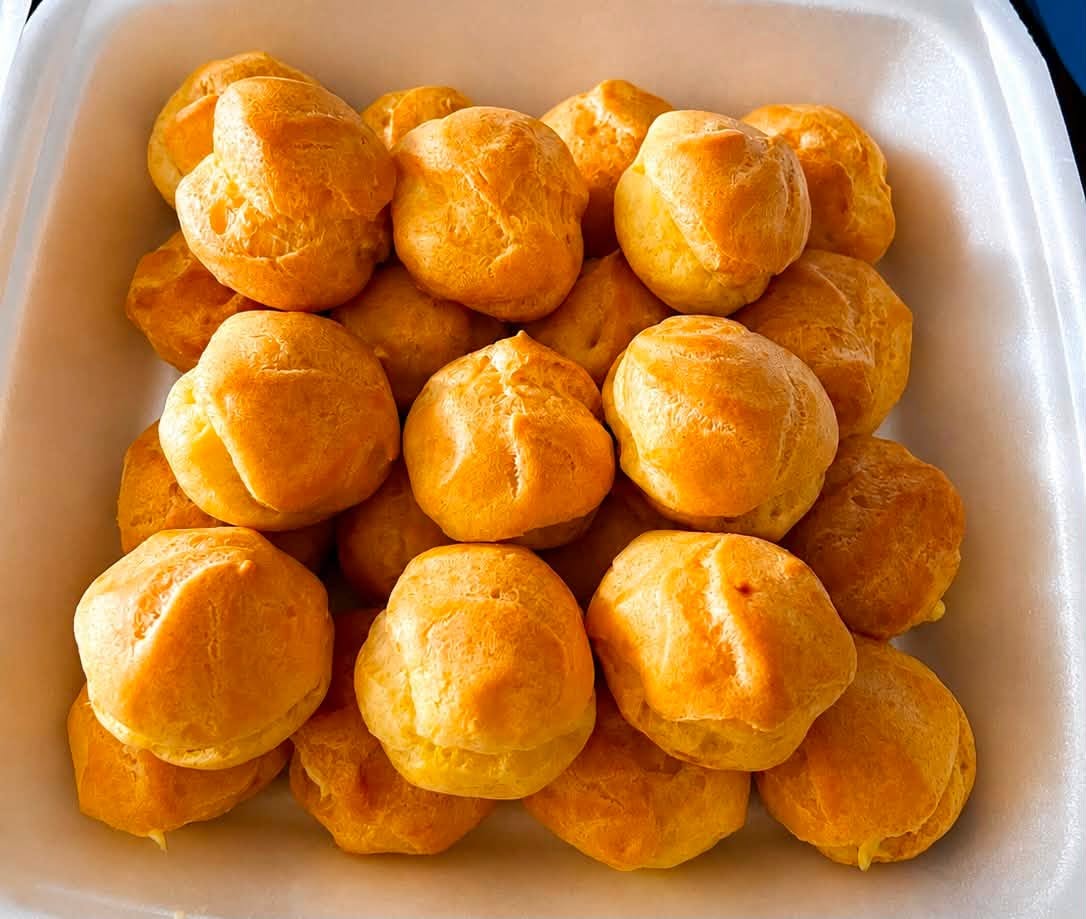 Mini Cream Puffs - Durian Flavor (Bánh Su Mini)