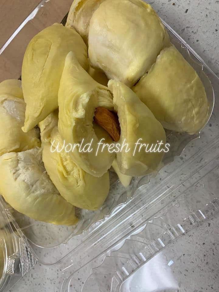 Fresh Thai Durian (Thin-Skin & Flat-Seed, Pitted & Boxed On-Site)