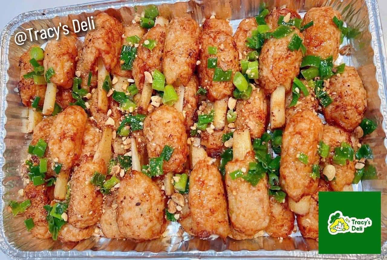 Sugarcane Shrimp - Chạo tôm bọc mía