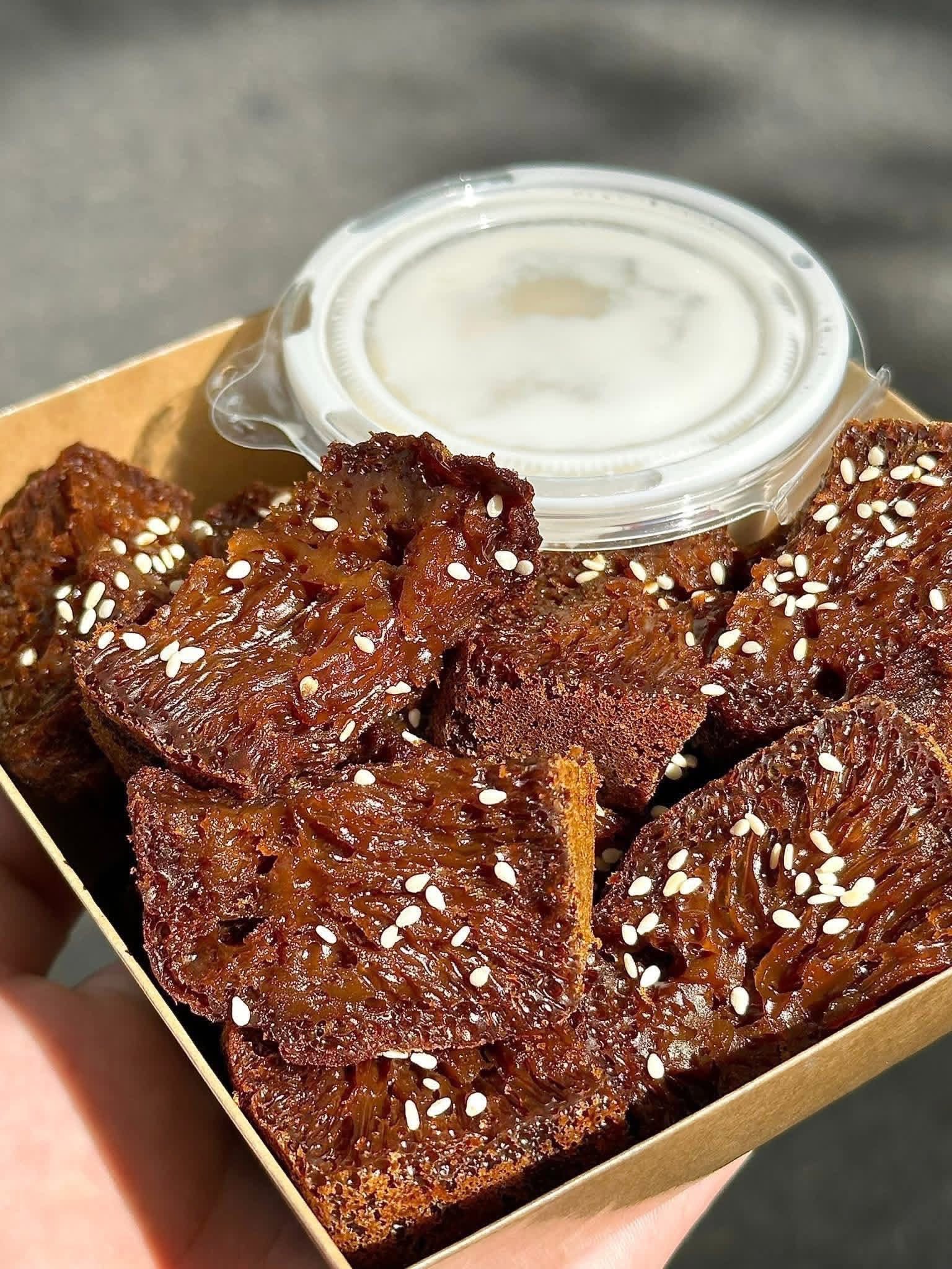 Baked Palm Sugar Honeycomb Cake
