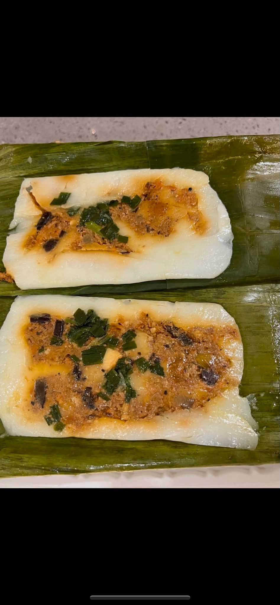 Flat Rice Dumplings wrapped in Banana Leaves (Bánh Nậm - 50 pcs)