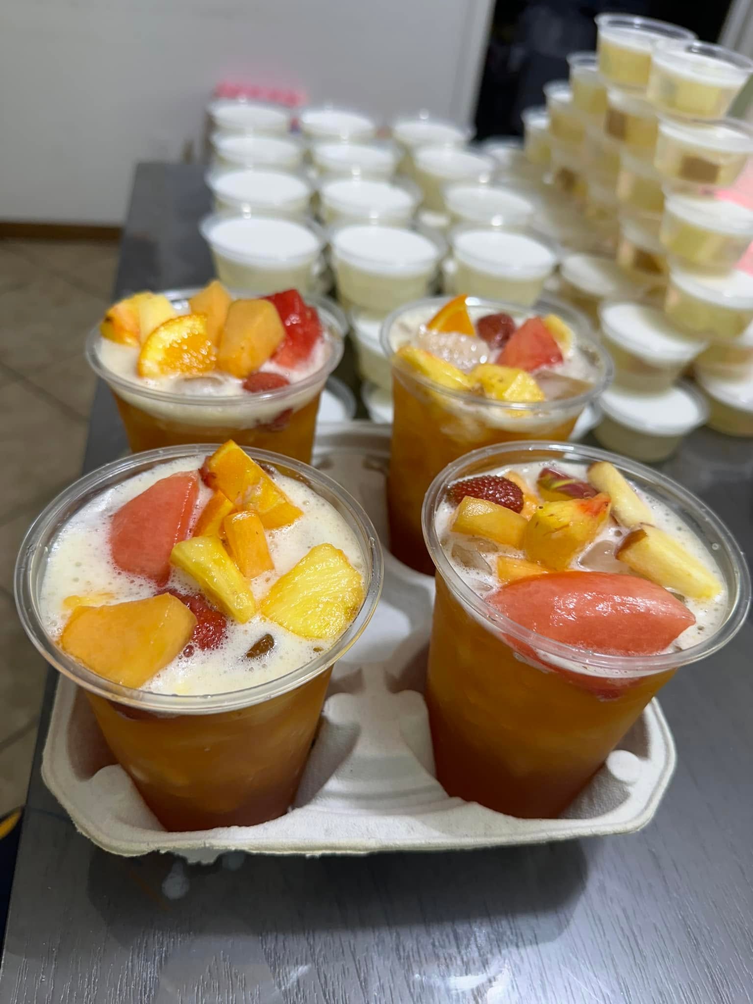 Fresh Strawberry & Fruit Tea Jug