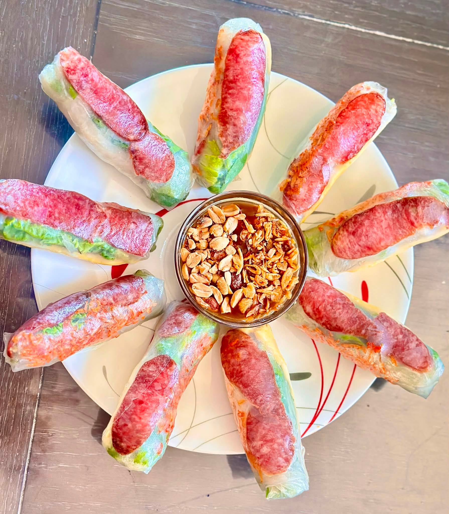 Traditional Saigon Bo Bia Rolls (8 pcs) – $15.00 / order