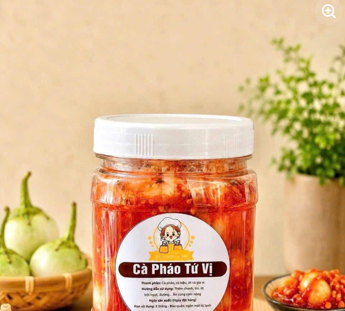 Be Ngoc Four-Flavor Eggplant Paste 1 jar / 1 kg