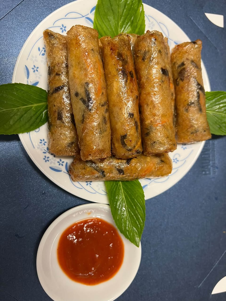 Vegetarian Rice-Paper Spring Rolls - Chả Giò Chay Bánh Tráng
