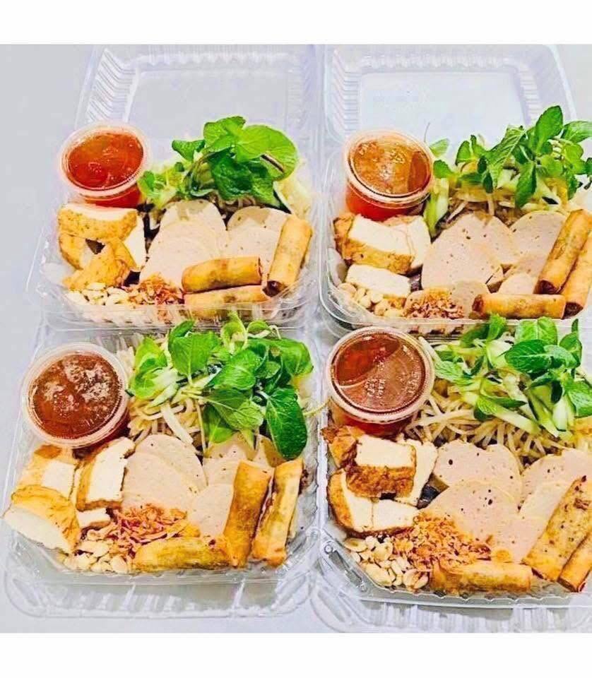Savory Filled Vietnamese Steamed Rice Rolls - Bánh Cuốn Nhân Mặn