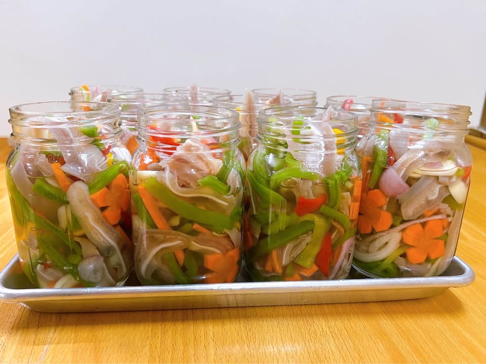 Pickled Pig’s Ear with Vietnamese Seaweed (Tai Heo Ngâm Rau Tiến Vua)