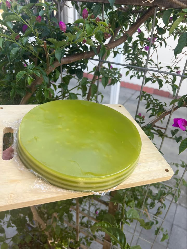 Pandan Mung Bean Layer Cake (Bánh Da Lợn - 10 inch)