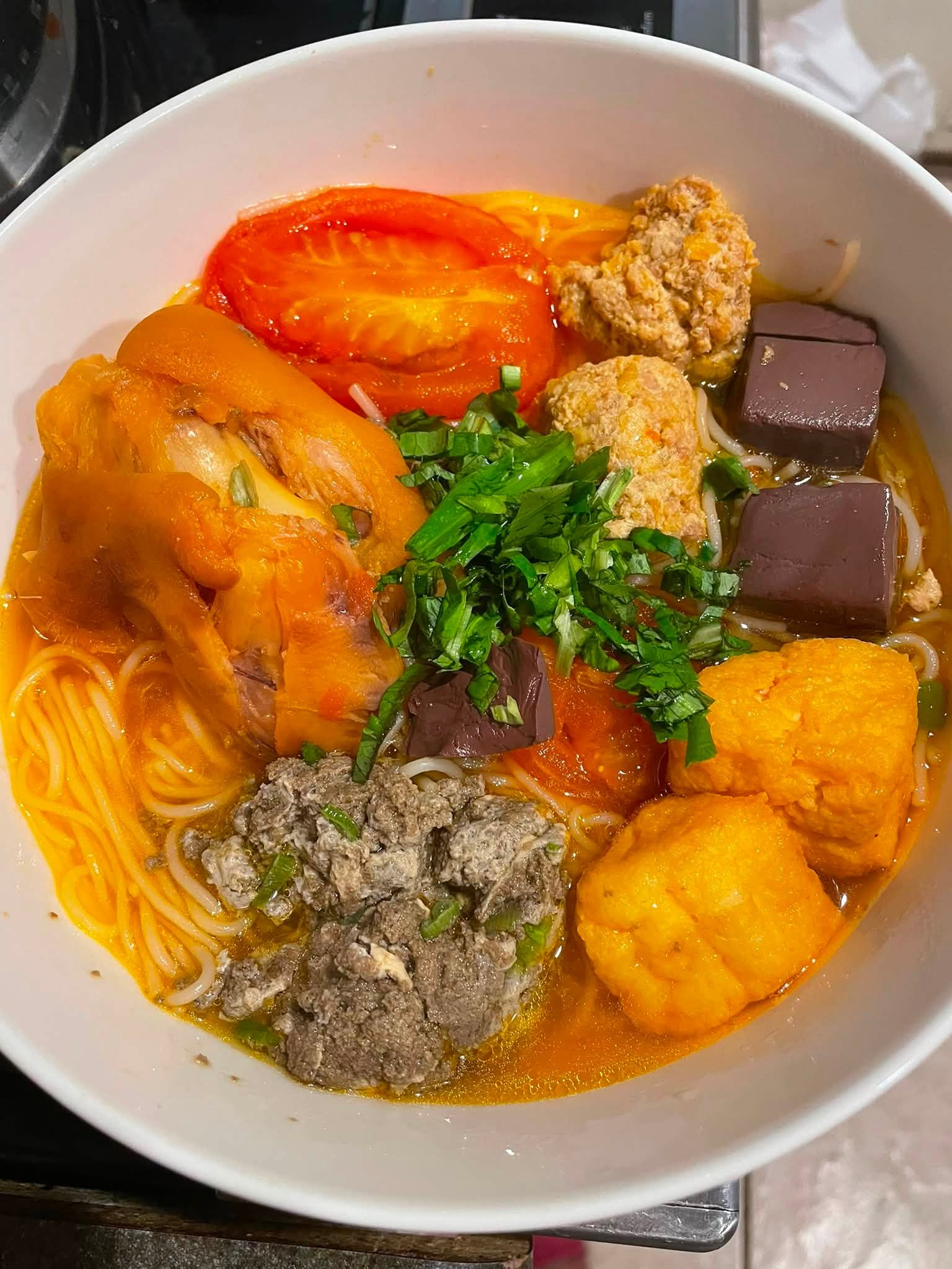Crab Paste Rice Noodle Soup