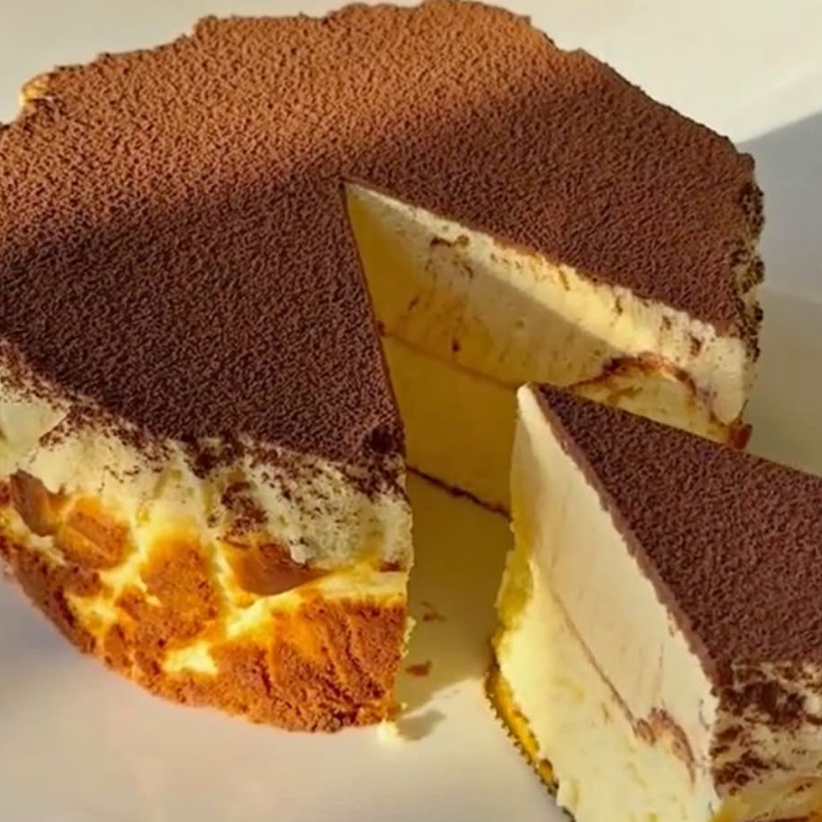 Tiramisu Basque Cheesecake