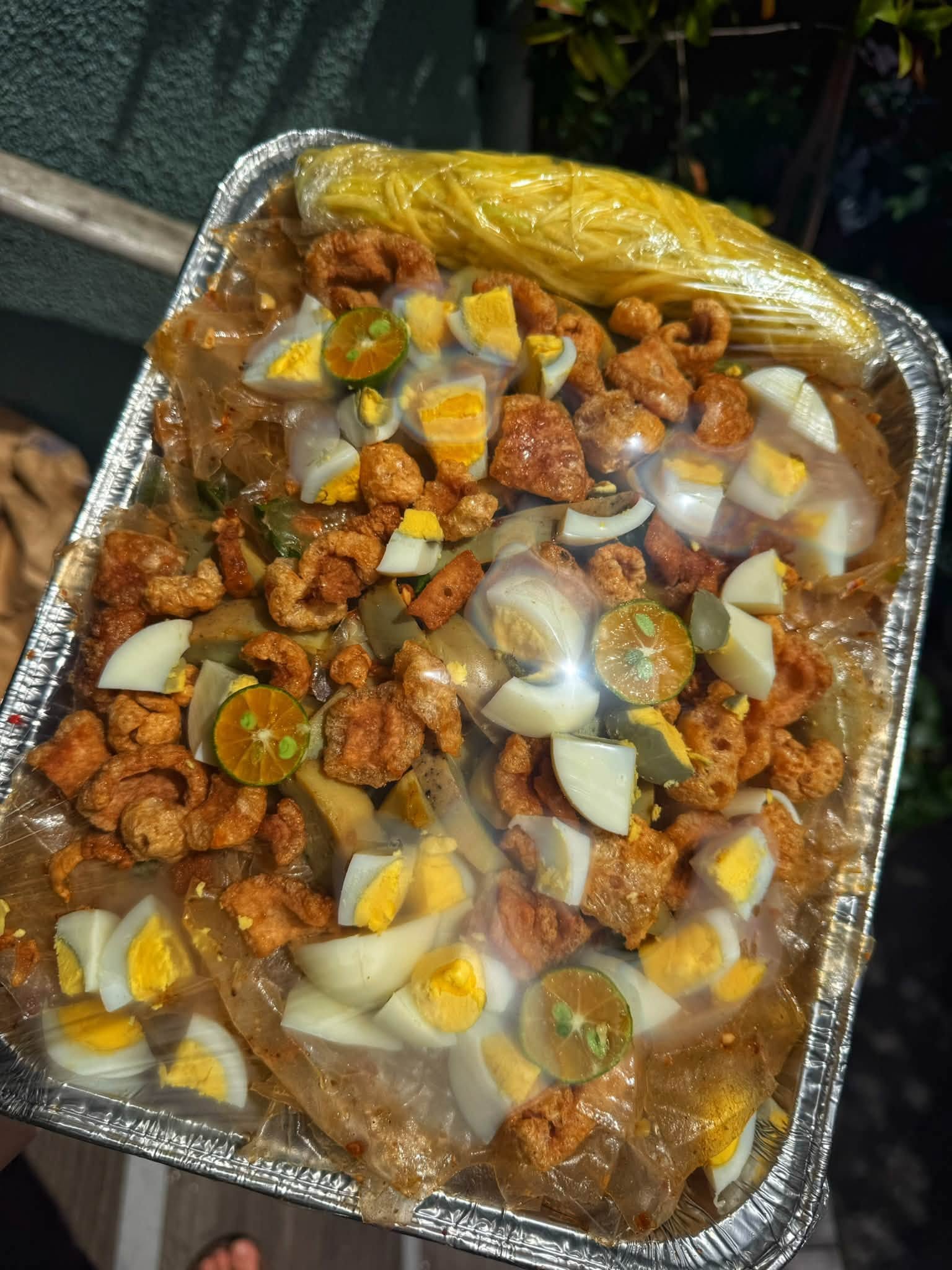 Dew-Soaked Rice Paper Mix with Grilled Eggs (Portion)